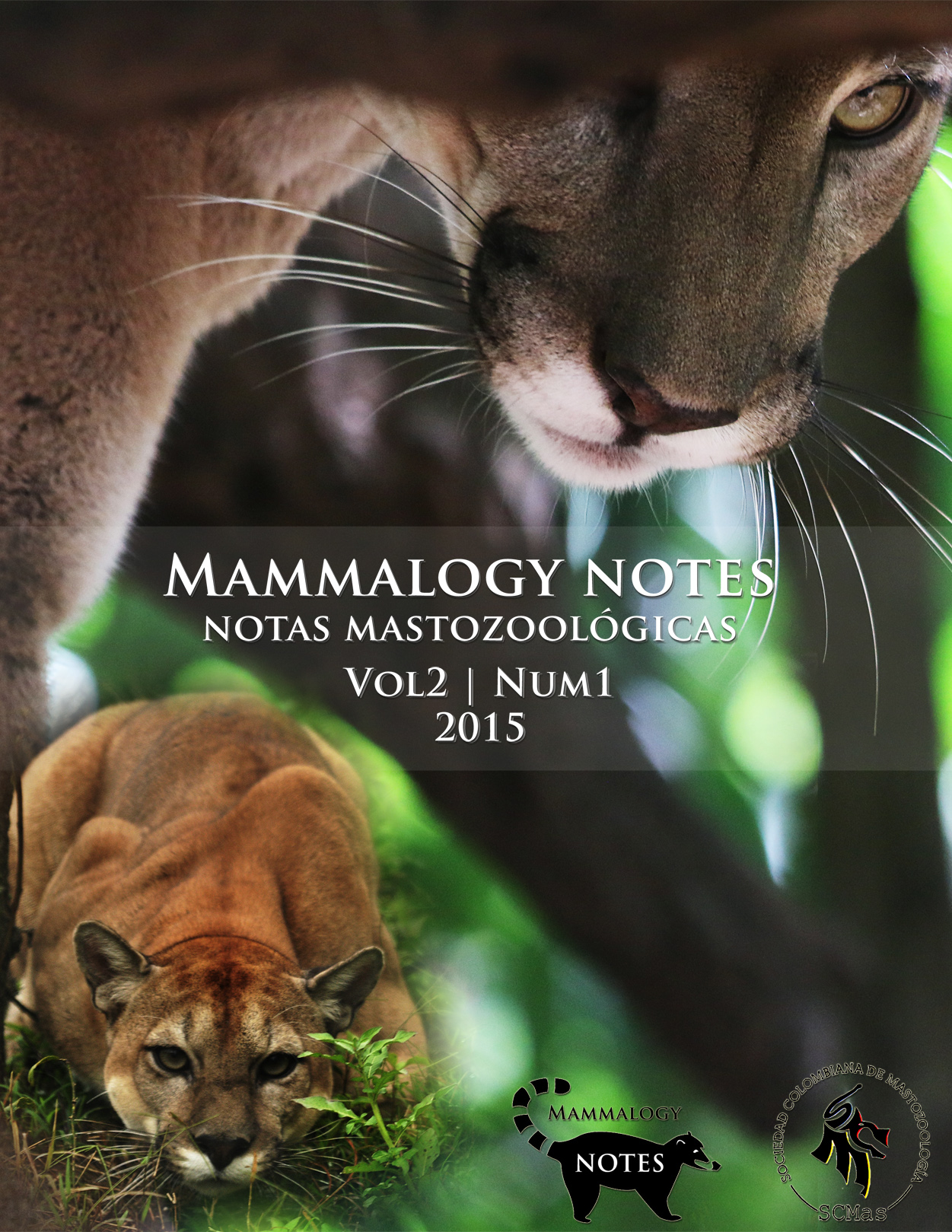 Mammalogy Notes. Vol 2 Num 1. 2015